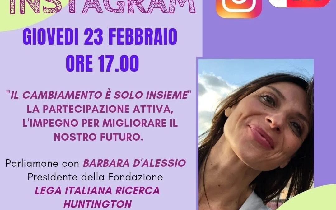 Diretta Instagram 23 Febbraio 2023 – 17:00